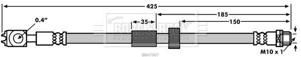 BORG & BECK Jarruletku BBH7907